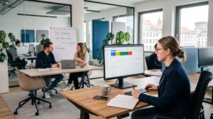 Marketing agency analyzes Google Ads campaign for a company